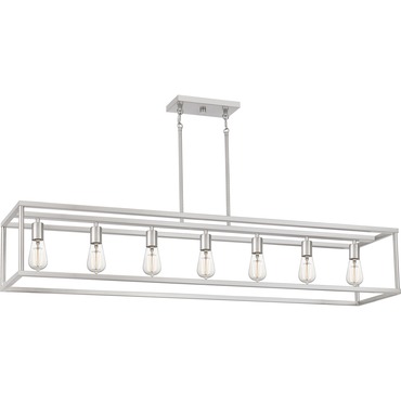 New Harbor Linear Chandelier | Quoizel at Lightology New Harbor Linear Chandelier