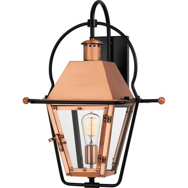 Rue De Royal Outdoor Cap Wall Light | Quoizel at Lightology Rue De Royal Outdoor Cap Wall Light