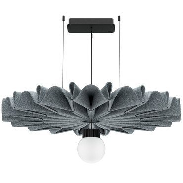 BuzziPleat Pendant with Globe Light