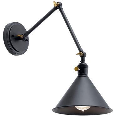 Ellerbeck Swing Arm Wall Sconce | Kichler at Lightology Ellerbeck Swing Arm Wall Sconce