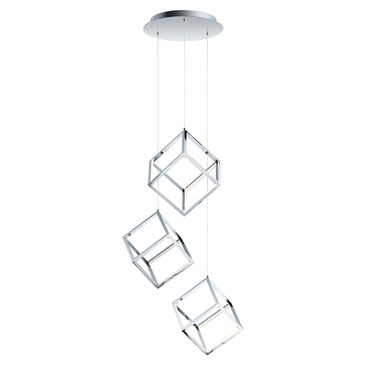 4 Square Multi Light Pendant