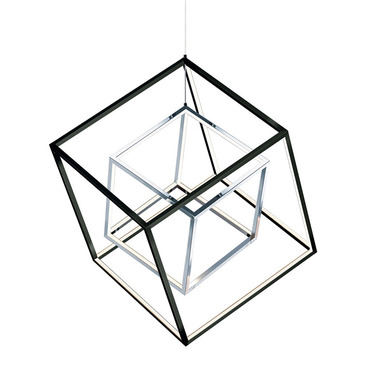 4 Square Double Pendant