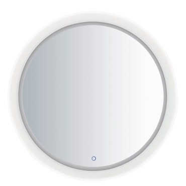 Acrylic LED Large Round Mirror | Et2 at Lightology Acrylic LED Large Round Mirror