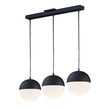 Half Moon Linear Multi Light Pendant | Et2 at Lightology Half Moon Linear Multi Light Pendant