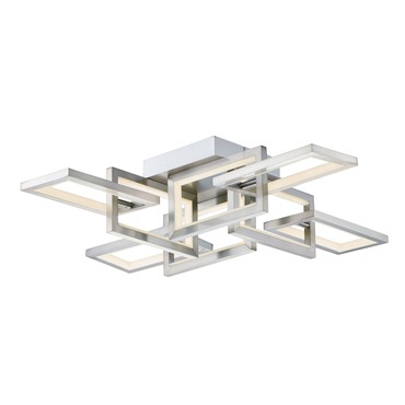 Link Flush Mount Ceiling Light | Et2 at Lightology Link Flush Mount Ceiling Light