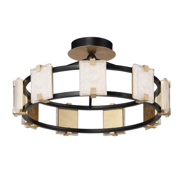 Radiant Crystal Semi Flush Ceiling Light | Maxim Lighting at Lightology Radiant Crystal Semi Flush Ceiling Light