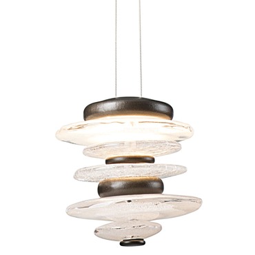 Cairn Stacked Pendant | Hubbardton Forge at Lightology Cairn Stacked Pendant