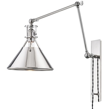 Metal No. 2  Swing Arm Wall Light
