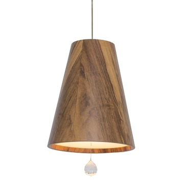 Conical Small Pendant with Crystal | Accord Iluminacao at Lightology Conical Small Pendant with Crystal
