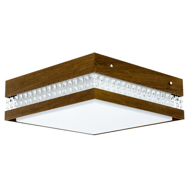 Crystal Square Ceiling Light | Accord Iluminacao at Lightology Crystal Square Ceiling Light
