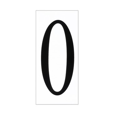 Number 0 Address Tile | Generation Lighting at Lightology Number 0 Address Tile