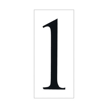 Number 1 Address Tile | Generation Lighting at Lightology Number 1 Address Tile