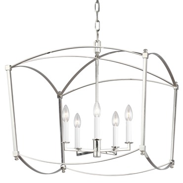 Thayer Square Chandelier | Visual Comfort Studio at Lightology Thayer Square Chandelier