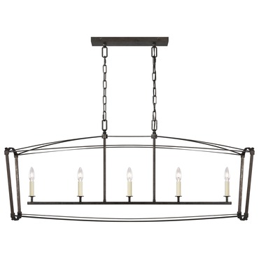 Thayer Linear Chandelier | Visual Comfort Studio at Lightology Thayer Linear Chandelier
