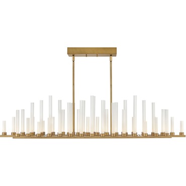 Trinity Linear Chandelier | Fredrick Ramond at Lightology Trinity Linear Chandelier