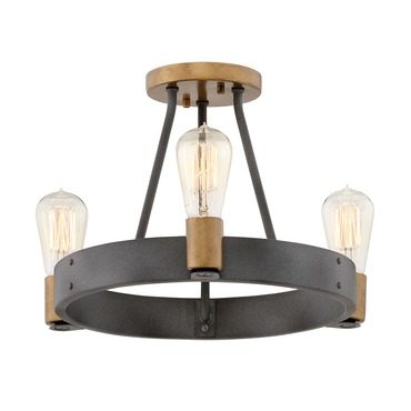 Silas Semi Flush Ceiling Light | Hinkley Lighting at Lightology Silas Semi Flush Ceiling Light