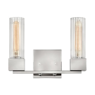 Xander Bathroom Vanity Light | Hinkley Lighting at Lightology Xander Bathroom Vanity Light