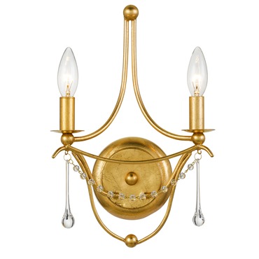 Metro Droplet Wall Sconce | Crystorama at Lightology Metro Droplet Wall Sconce