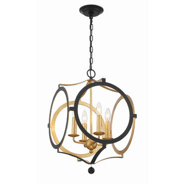 Odelle Chandelier | Crystorama at Lightology Odelle Chandelier