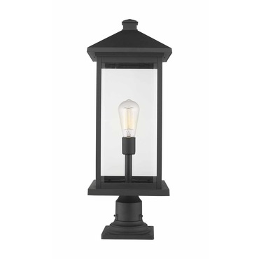 Portland Outdoor Pier Light with Traditional Base | Z-Lite at Lightology Portland Outdoor Pier Light with Traditional Base