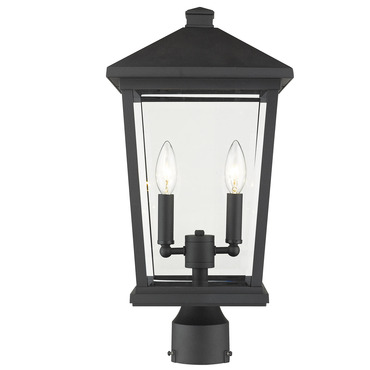 Beacon Outdoor Post Light with Round Fitter