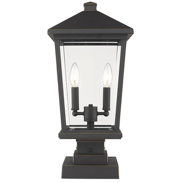 Beacon Square Outdoor Pier Light | Z-Lite at Lightology Beacon Square Outdoor Pier Light