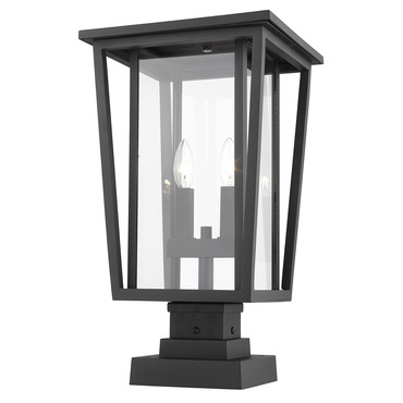 Seoul Outdoor Pier Light with Square Stepped Base