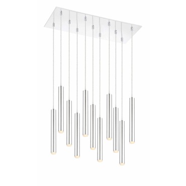 Forest Rectangle Multi Light Pendant | Z-Lite at Lightology Forest Rectangle Multi Light Pendant
