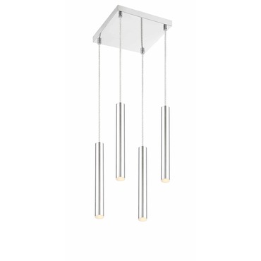 Forest Square Multi Light Pendant | Z-Lite at Lightology Forest Square Multi Light Pendant