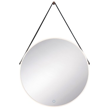 24 Inch Round Mirror | Eurofase at Lightology 24 Inch Round Mirror