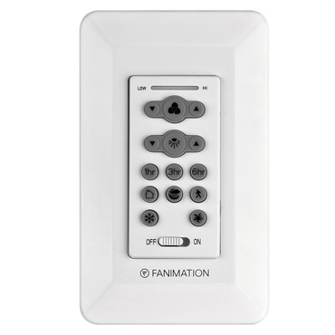 TW206D Wall Control | Fanimation at Lightology TW206D Wall Control