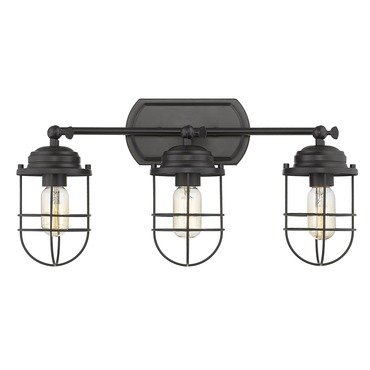 Seaport Bathroom Vanity / Ceiling Light | Golden Lighting at Lightology Seaport Bathroom Vanity / Ceiling Light