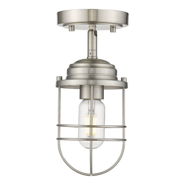 Seaport Semi Flush Ceiling Light | Golden Lighting at Lightology Seaport Semi Flush Ceiling Light