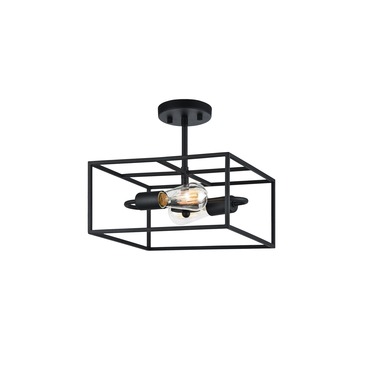 Candid Square Semi Flush Ceiling Light