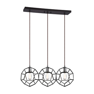 Geometry Linear Multi Light Pendant | Matteo Lighting at Lightology Geometry Linear Multi Light Pendant
