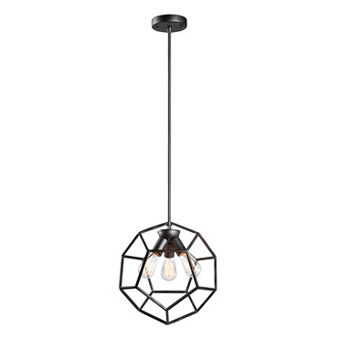 Geometry Round Pendant