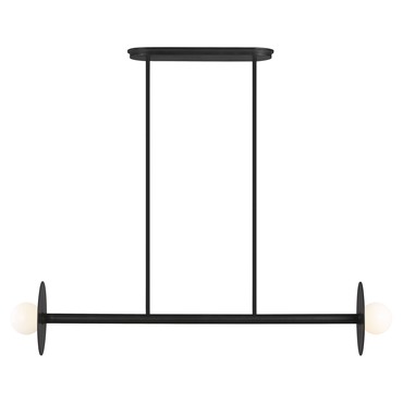 Nodes 2 Light Linear Chandelier | Visual Comfort Studio at Lightology Nodes 2 Light Linear Chandelier