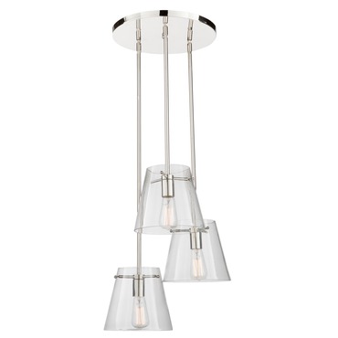 Cafe Round Multi Light Pendant
