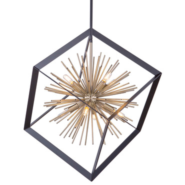 Sunburst Frame Chandelier | Artcraft at Lightology Sunburst Frame Chandelier