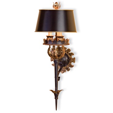 The Duke Wall Sconce | Currey and Company at Lightology The Duke Wall Sconce
