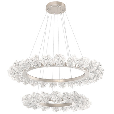 Blossom Two Tier Ring Chandelier | Hammerton Studio at Lightology Blossom Two Tier Ring Chandelier