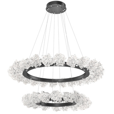 Blossom Two Tier Ring Chandelier | Hammerton Studio at Lightology Blossom Two Tier Ring Chandelier