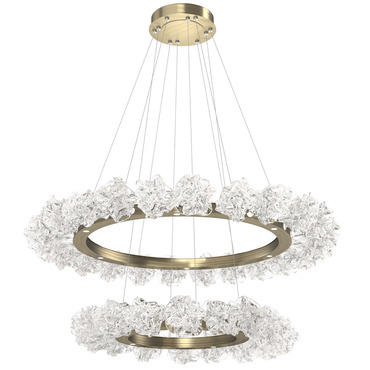 Blossom Two Tier Ring Chandelier | Hammerton Studio at Lightology Blossom Two Tier Ring Chandelier