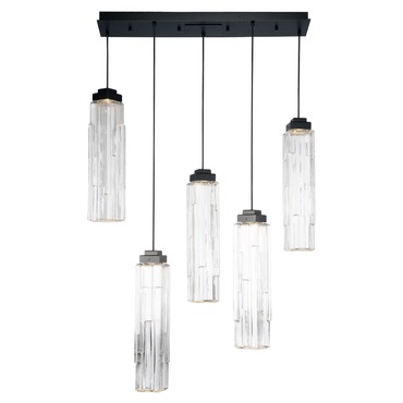 Ledgestone Linear Multi Light Pendant | Hammerton Studio at Lightology Ledgestone Linear Multi Light Pendant