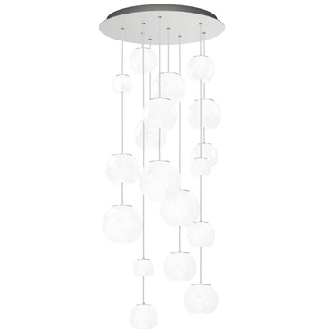 Oto Rain Circle Multi Light Pendant | Vistosi at Lightology Oto Rain Circle Multi Light Pendant