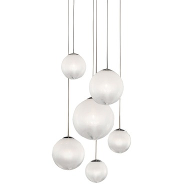 Puppet Round Multi Light Pendant | Vistosi at Lightology Puppet Round Multi Light Pendant