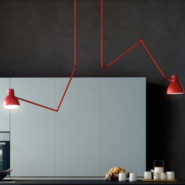 System C Semi Flush Ceiling Light / Pendant | B.Lux at Lightology System C Semi Flush Ceiling Light / Pendant