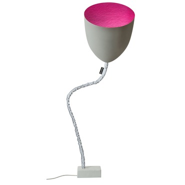 Matt Flower Cemento Floor Lamp