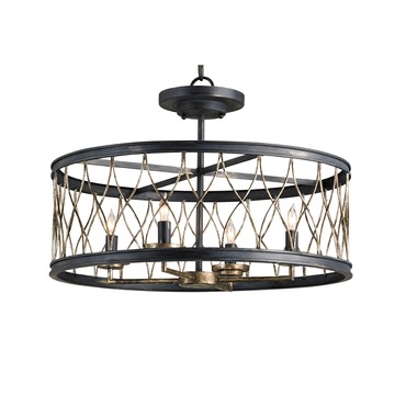 Crisscross Convertible Pendant | Currey and Company at Lightology Crisscross Convertible Pendant