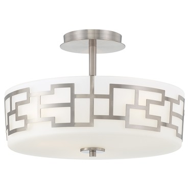Alecia's Necklace Semi Flush Ceiling
